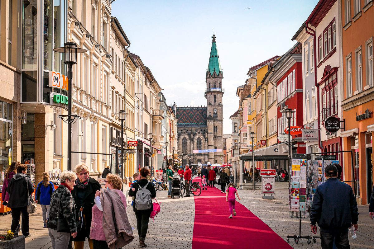 Georgstraße in Meiningen